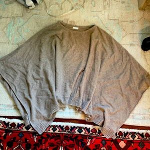 Garnet Hill Cashmere Poncho